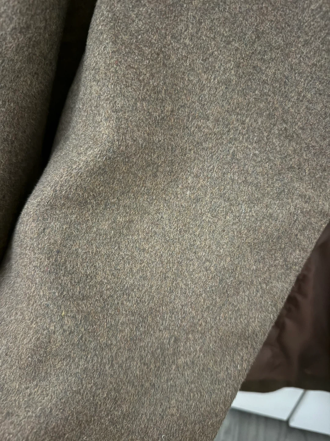 Brown Wool Blend Jacket - Size M - photo 3