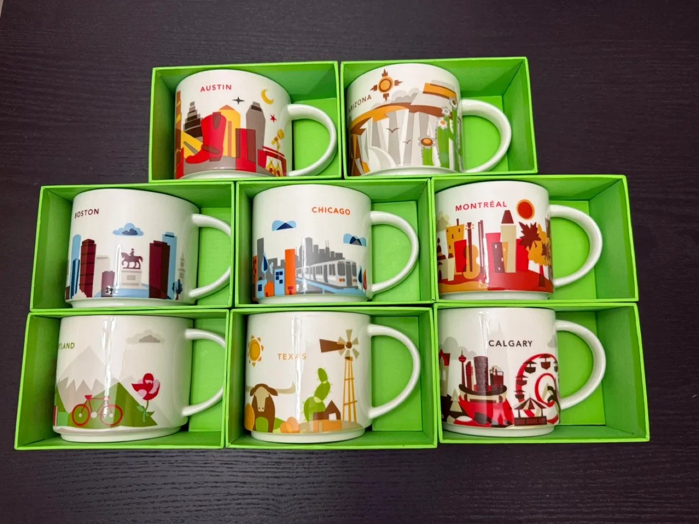 Starbucks City Mugs - Austin, Boston, Arizona, Portland thumbnail