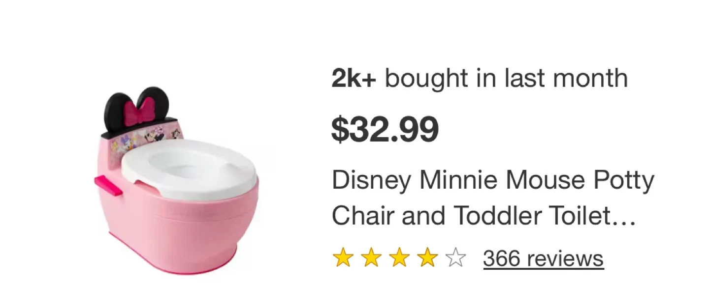 Disney Minnie Mouse Potty Chair image indicator(4)