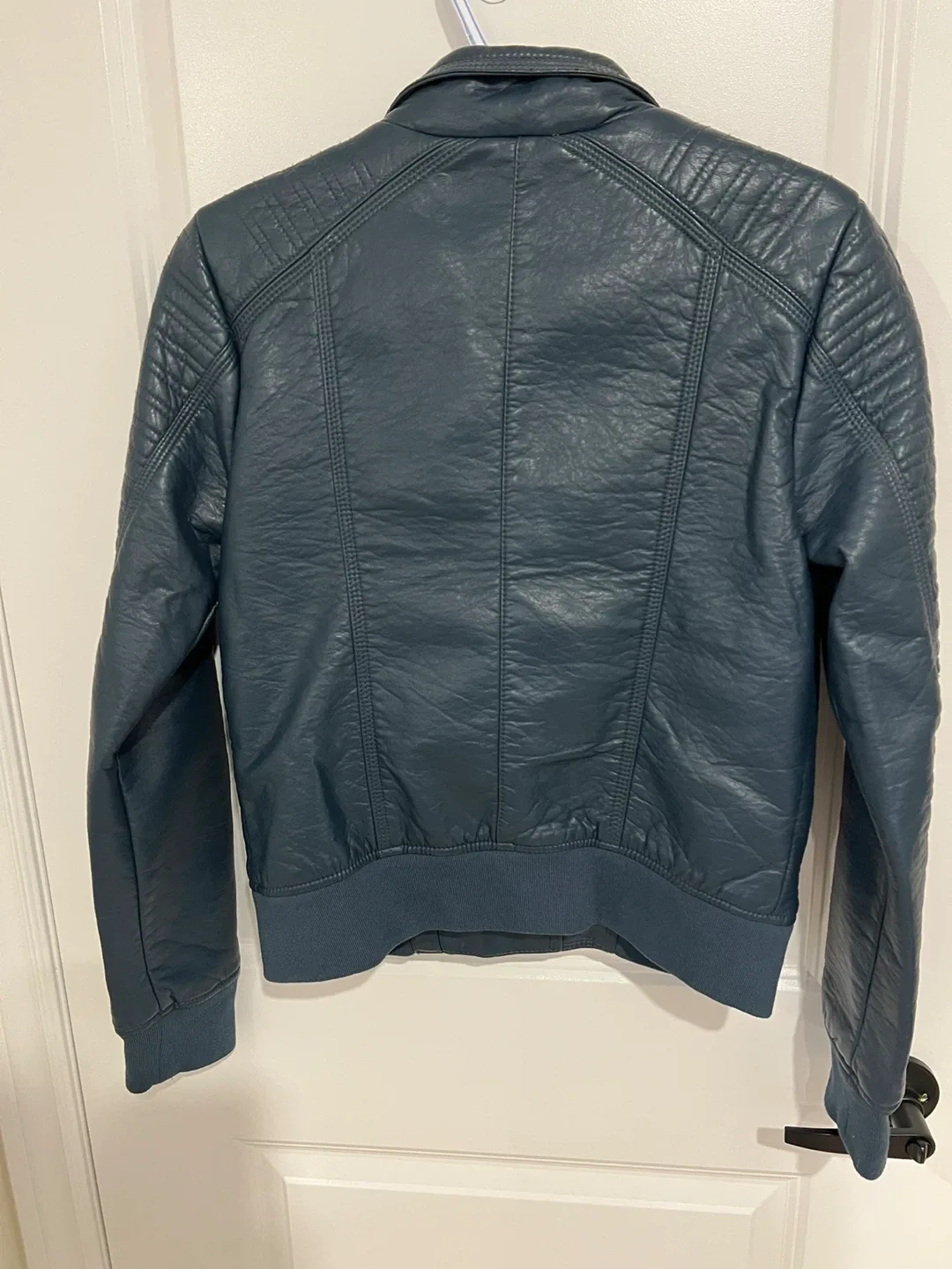 Guess Faux Leather Moto Jacket - Size XS image indicator(2)