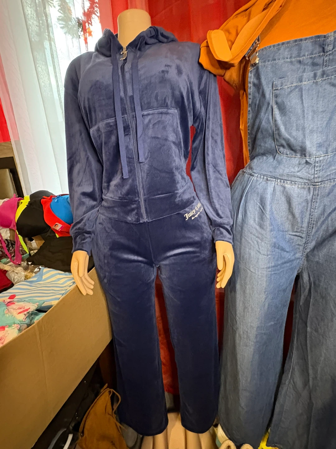 Juicy Couture Blue Velour Tracksuit