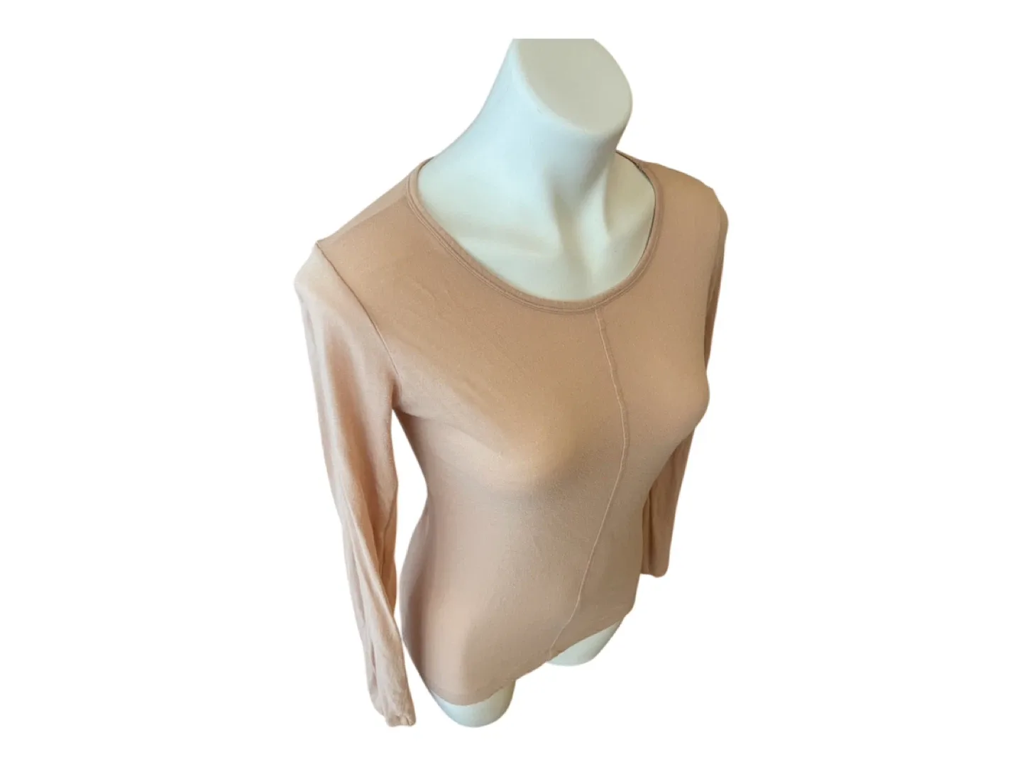 Vintage 2000s Y2K Club Monaco Tan Top image indicator(4)