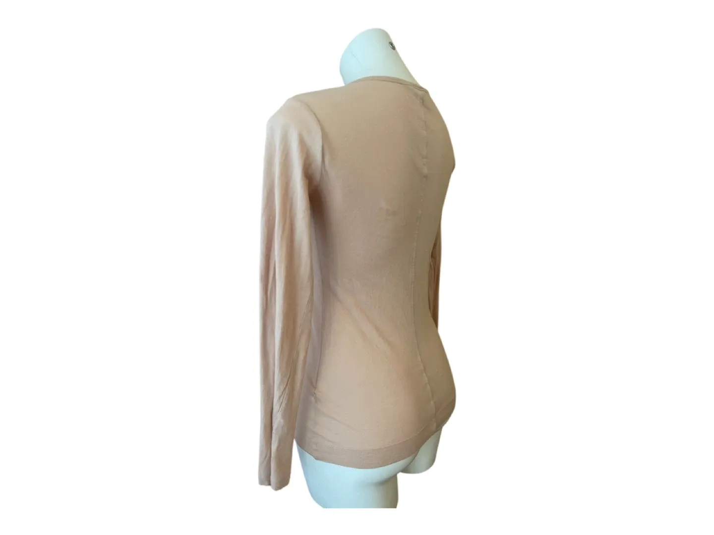 Vintage 2000s Y2K Club Monaco Tan Top image indicator(8)