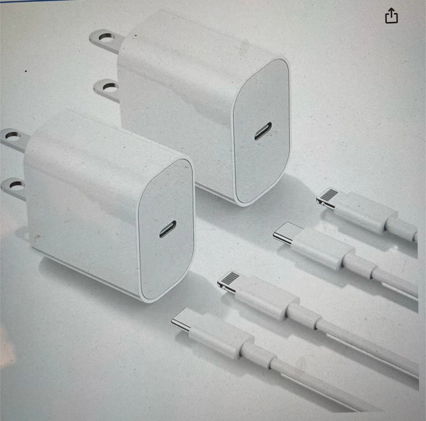 Jeenek 2-Pack iPhone Charger Fast Charging image indicator(2)