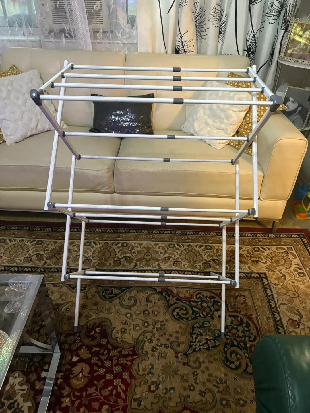 White Clothes Drying Rack image indicator(3)