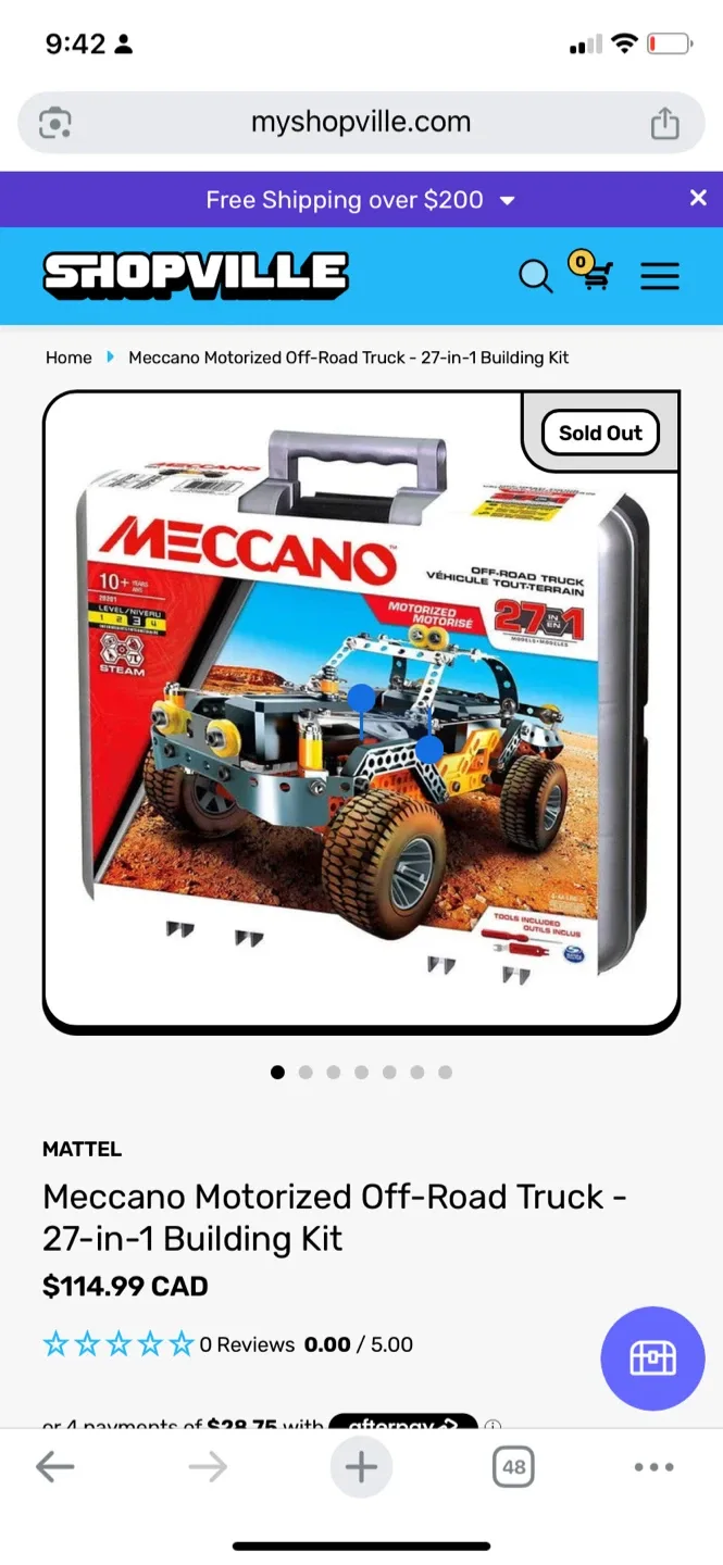 Meccano Motorized Off-Road Truck 27-in-1 Building Kit image indicator(2)