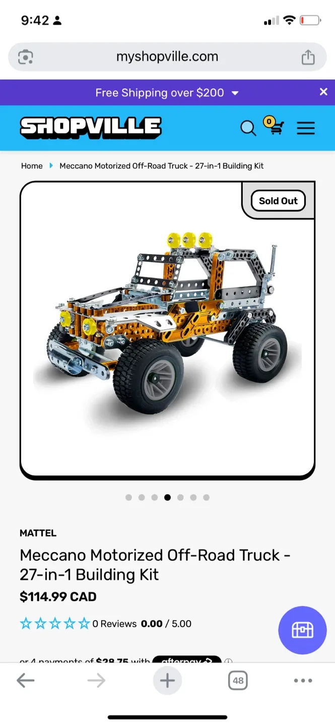 Meccano Motorized Off-Road Truck 27-in-1 Building Kit image indicator(5)