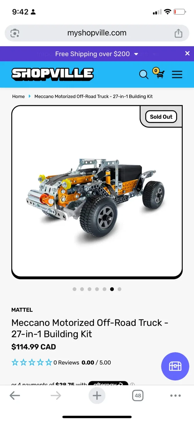 Meccano Motorized Off-Road Truck 27-in-1 Building Kit image indicator(7)