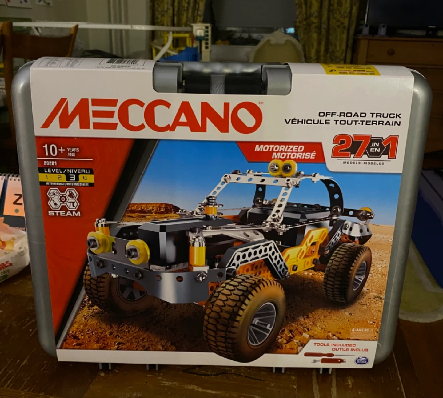 Meccano Motorized Off-Road Truck 27-in-1 Building Kit