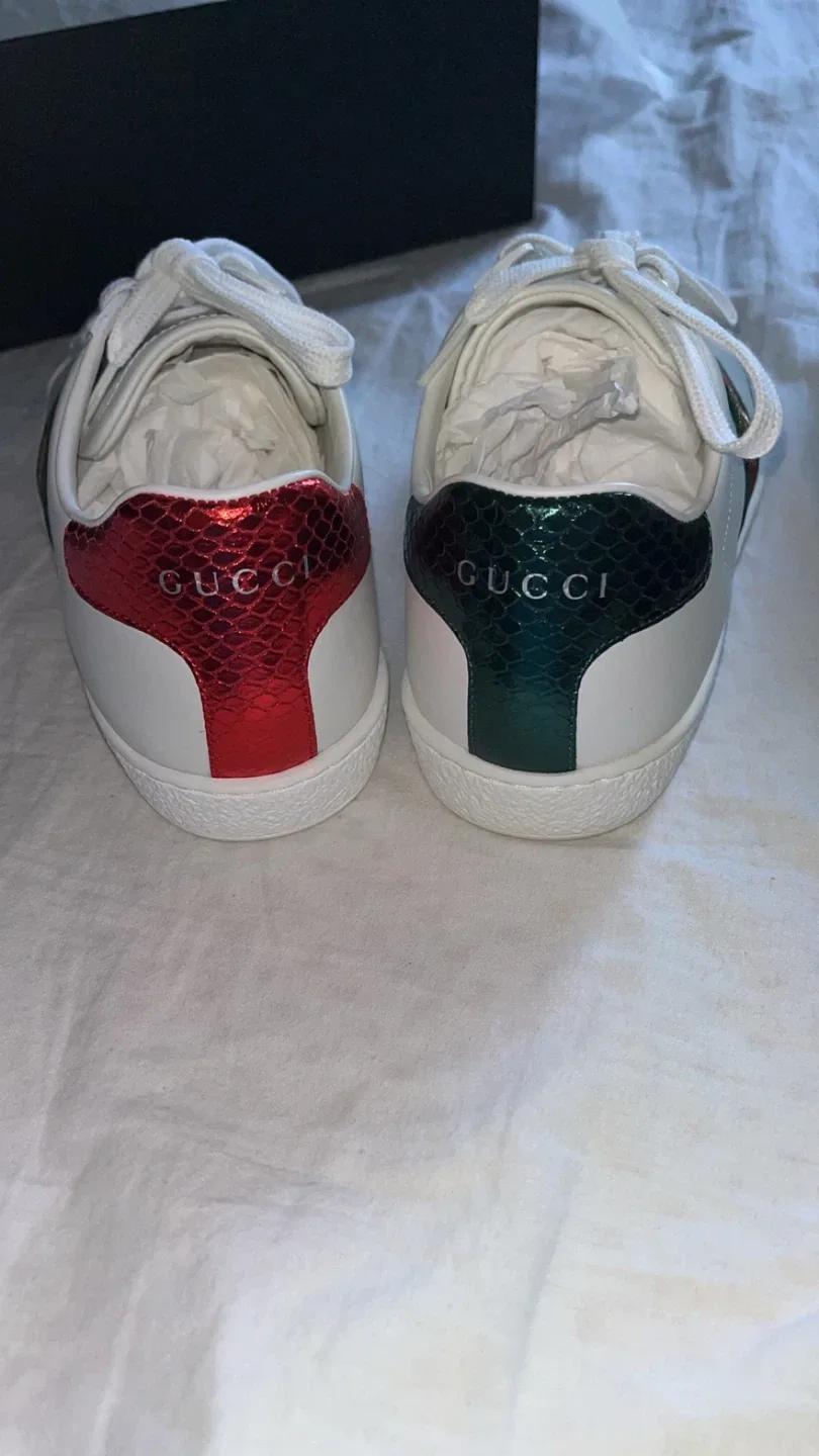 Gucci Ace Sneaker with Bee, Women's Size 6.5 image indicator(5)