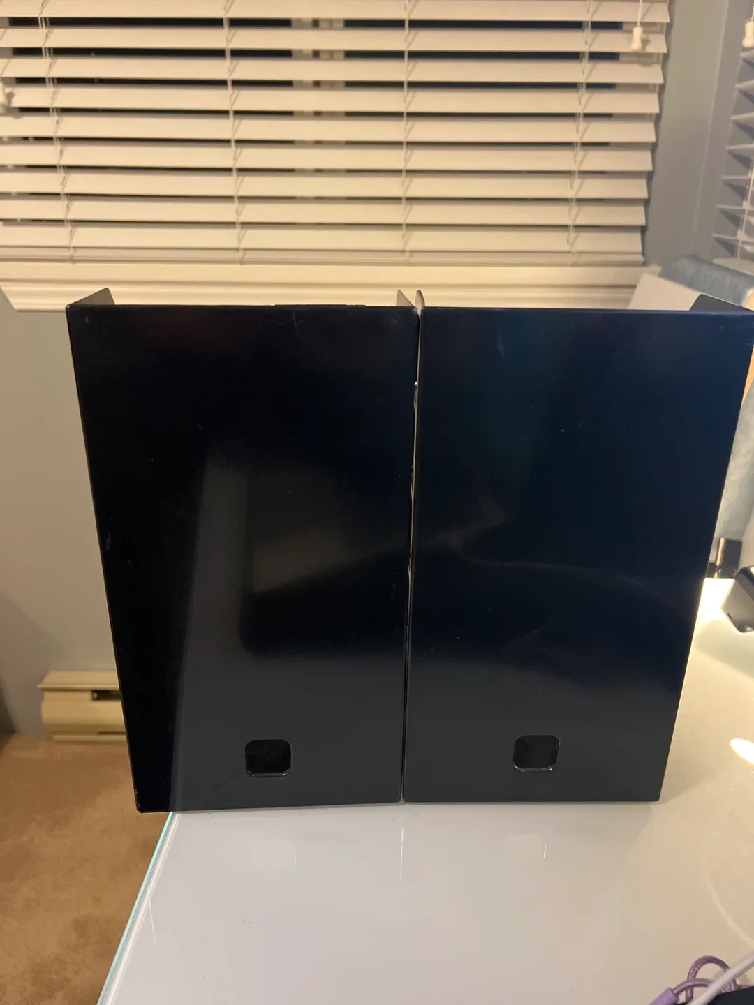 Black Metal Magazine Holders - Set of 2 image indicator(2)