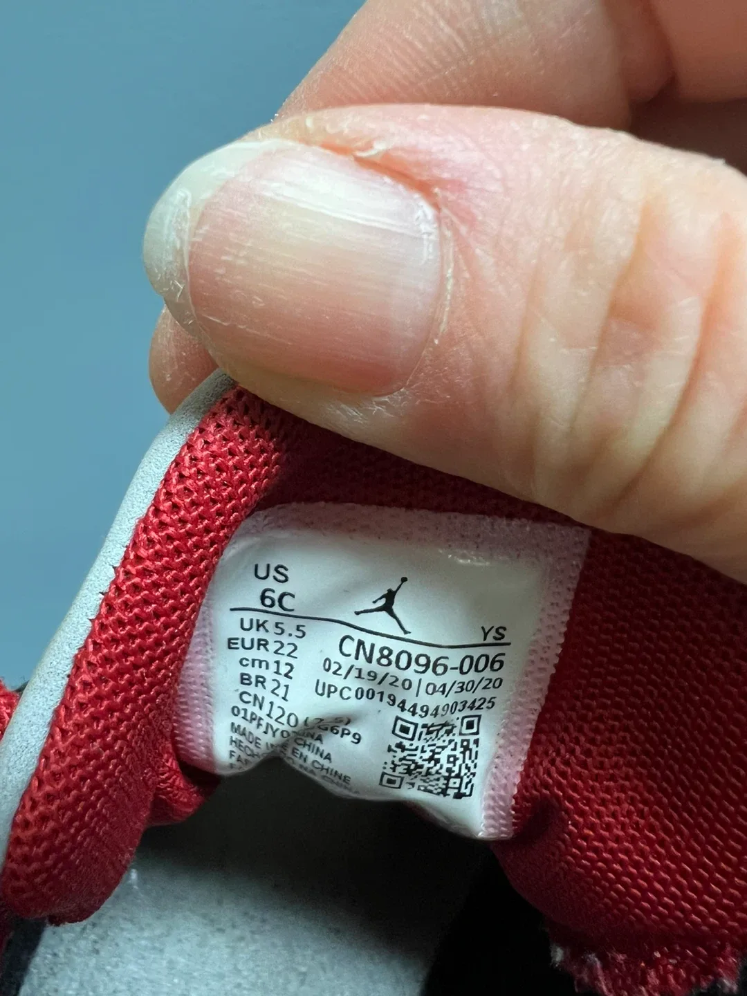 Jordan Toddler Shoes Size 6C image indicator(3)