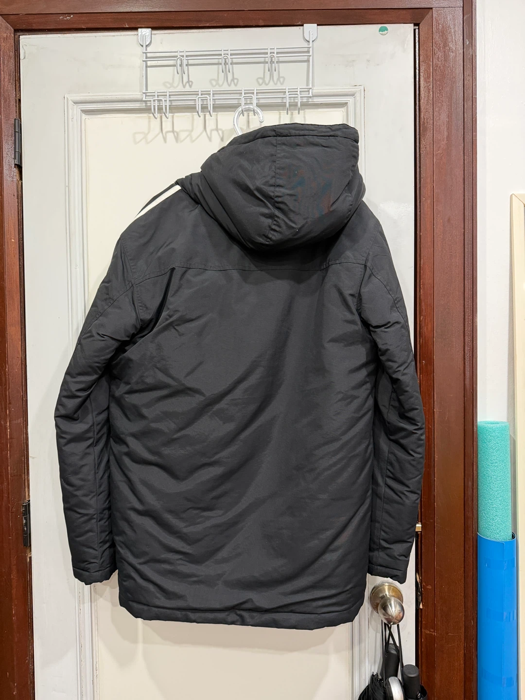 Adidas Black Long Parka Jacket - Size S - photo 2