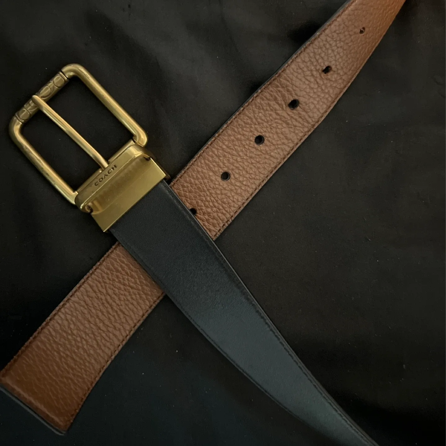 Coach Reversible Leather Belt image indicator(4)