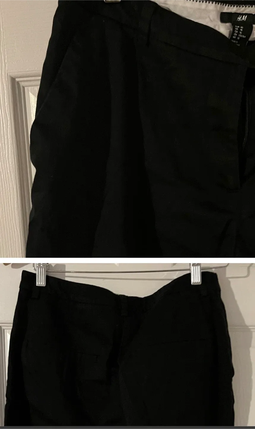 Women’s H&M Black Pants - Size 10 image indicator(2)