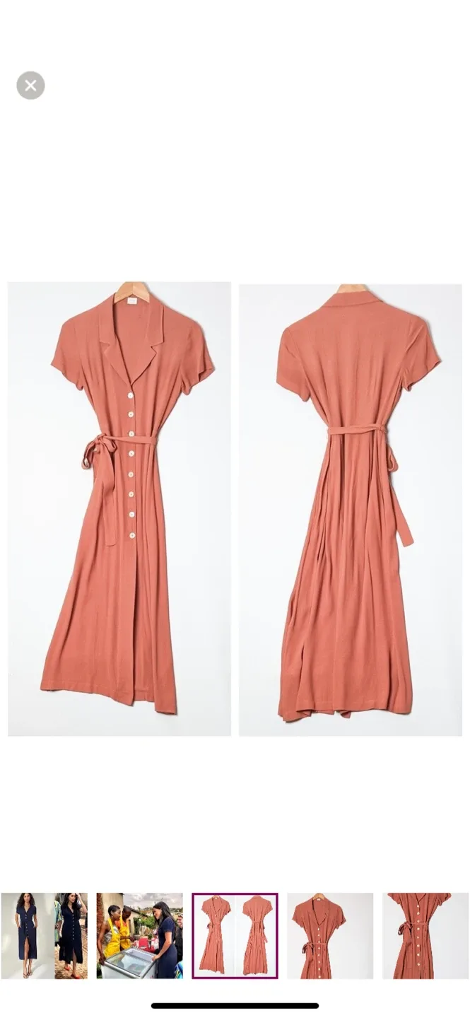 Wilfred Aritzia Button-down Midi Dress - Size XS image indicator(3)