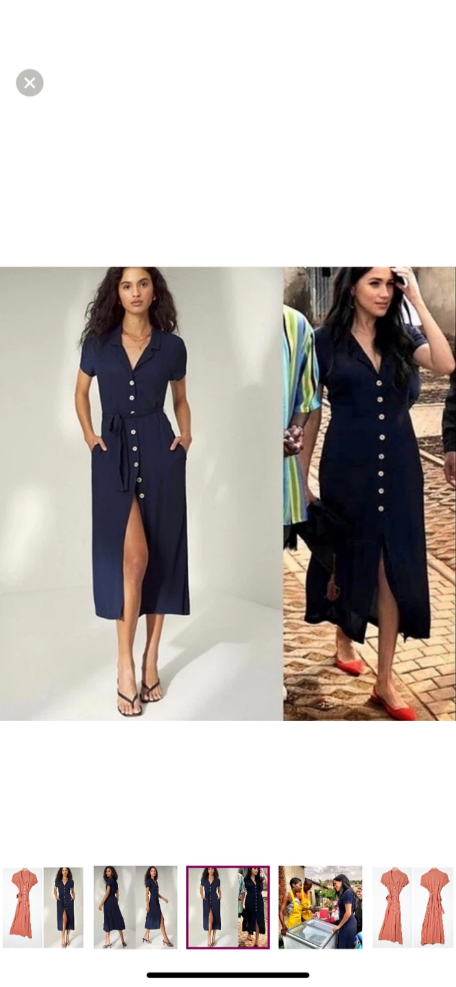 Wilfred Aritzia Button-down Midi Dress - Size XS - photo 2