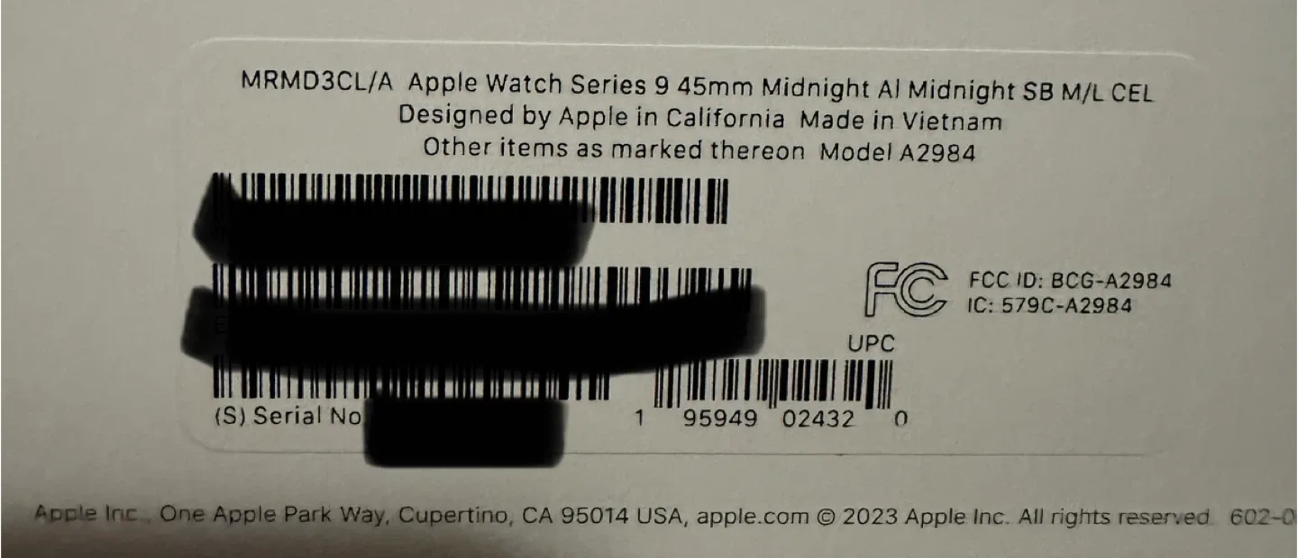 Apple Watch Series 9 45mm Aluminium image indicator(7)