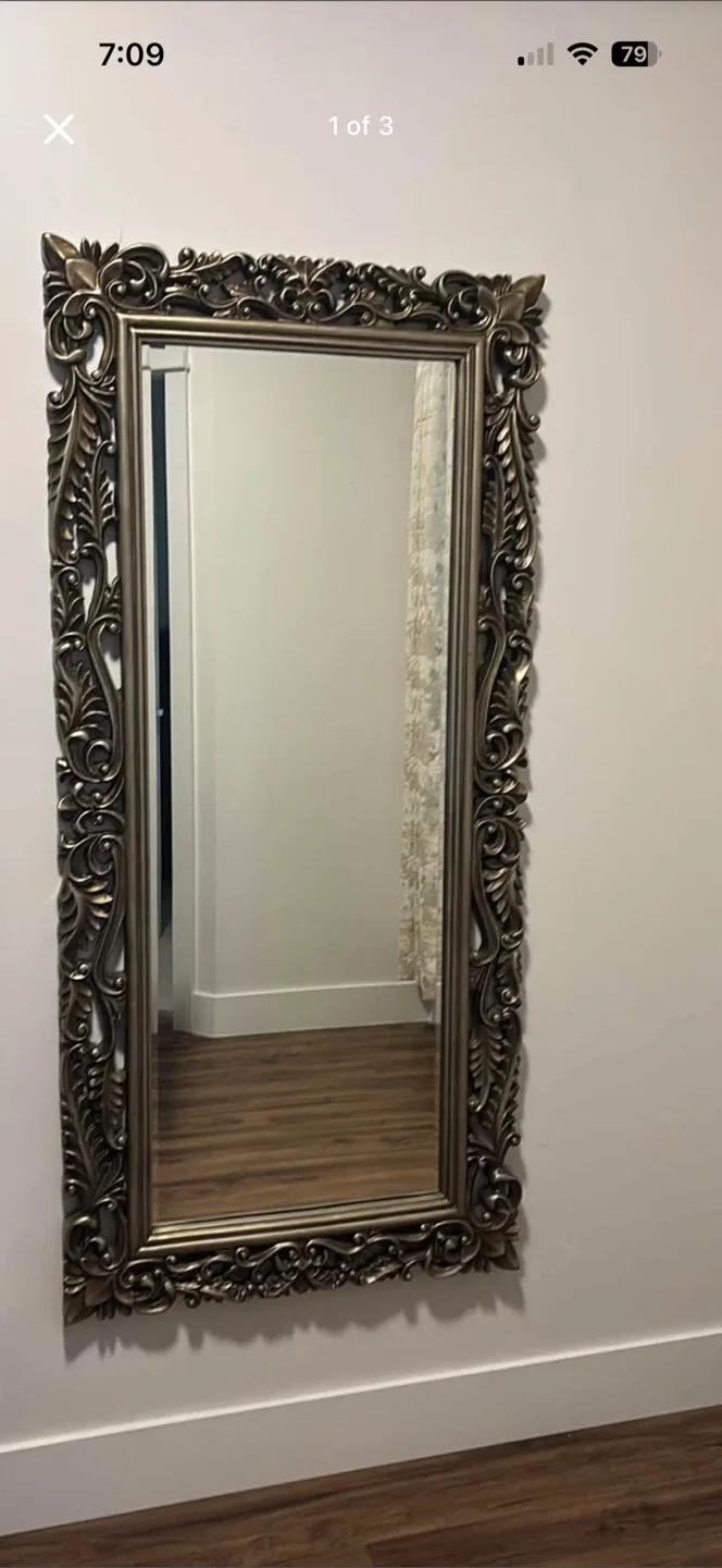 Ornate Framed Wall Mirror