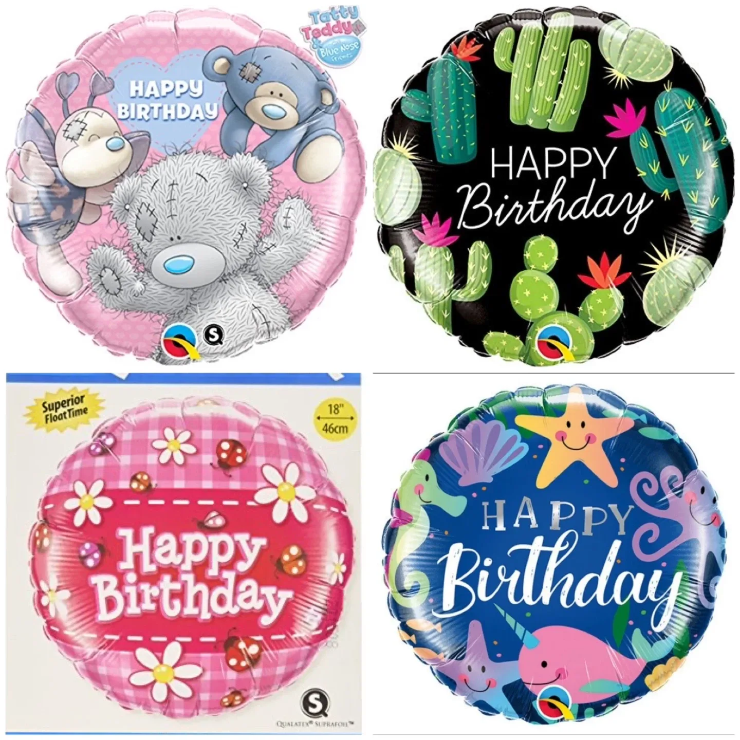Foil Happy Birthday Balloons - Variety of Designs image indicator(3)