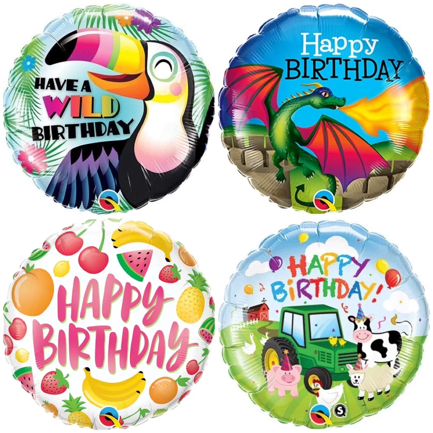 Foil Happy Birthday Balloons - Variety of Designs image indicator(2)