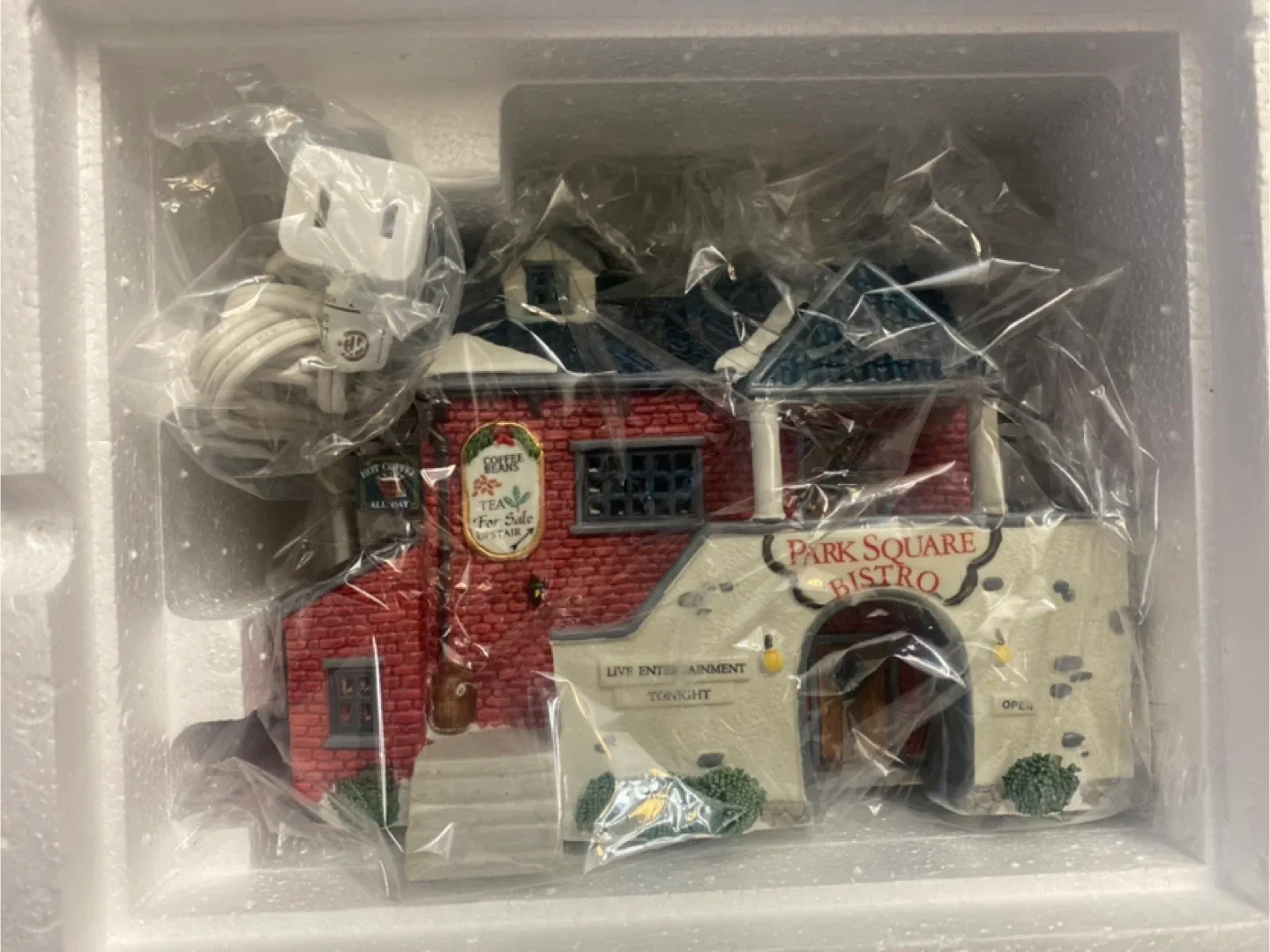 Lemax Village Collection Park Square Bistro