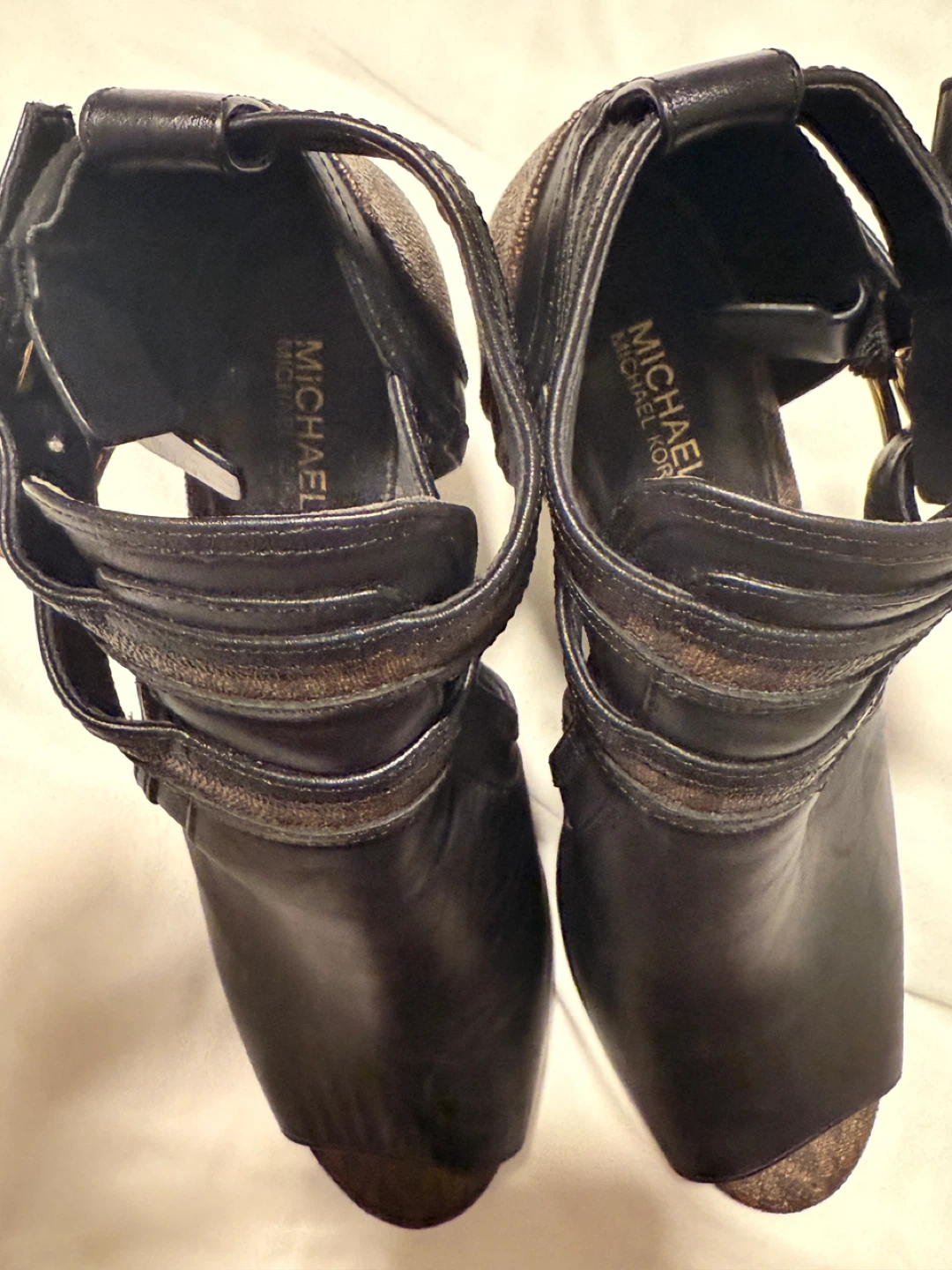 Michael Kors Black Leather Heels - photo 3