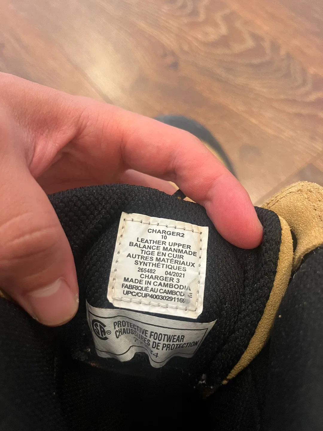 Workload Safety Work Boots (size 10) image indicator(7)