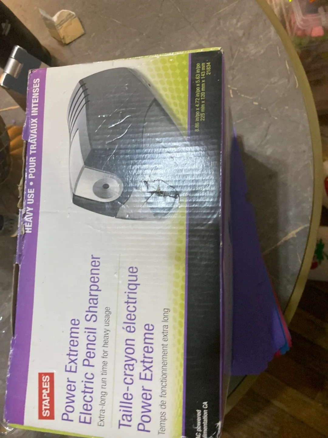 Staples Power Extreme Electric Pencil Sharpener image indicator(2)