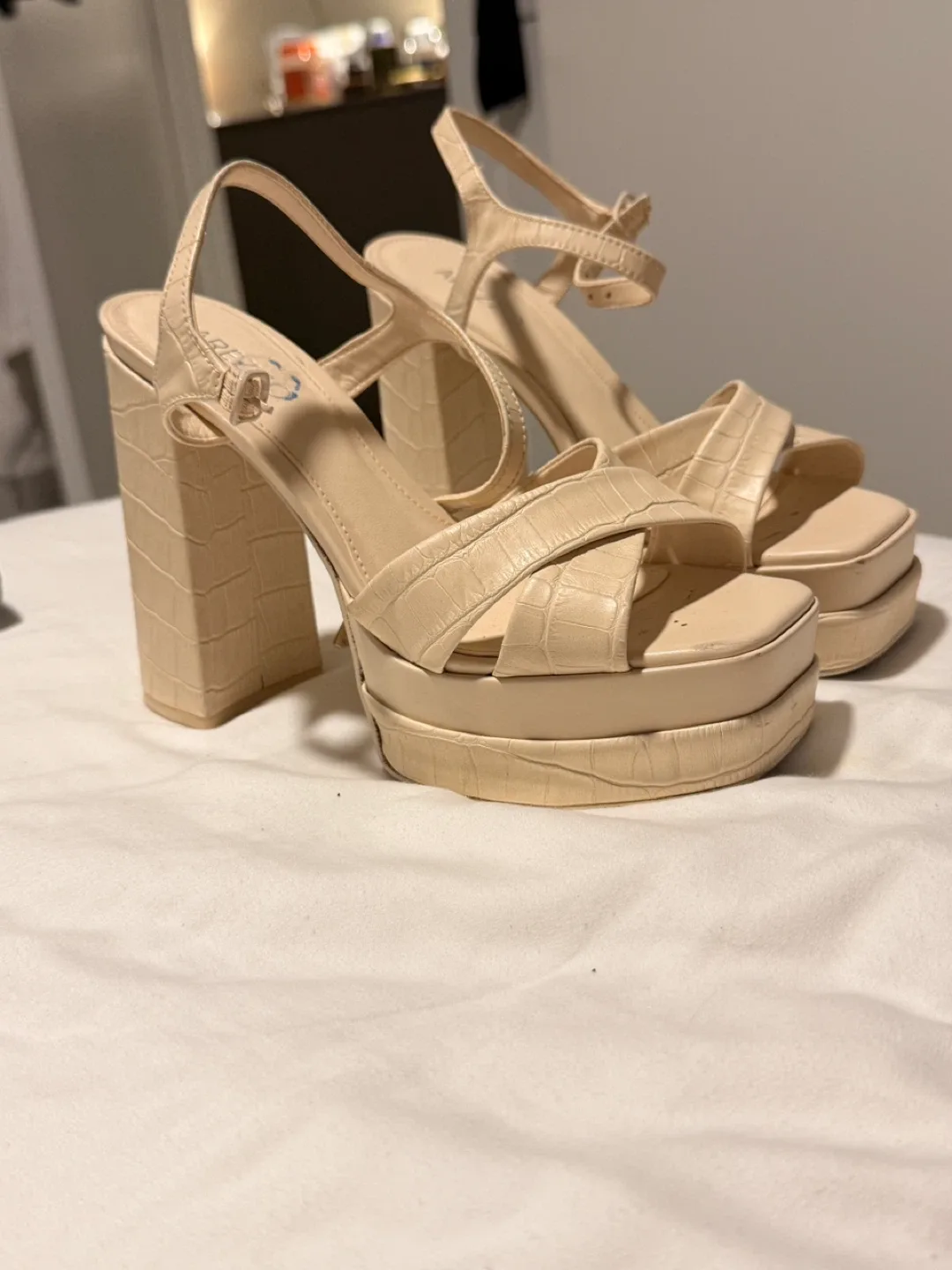 Call It Spring Platform Heels - Size 8 image indicator(4)