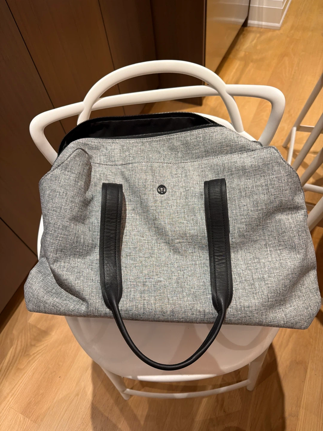 Lululemon Grey Gym Bag
