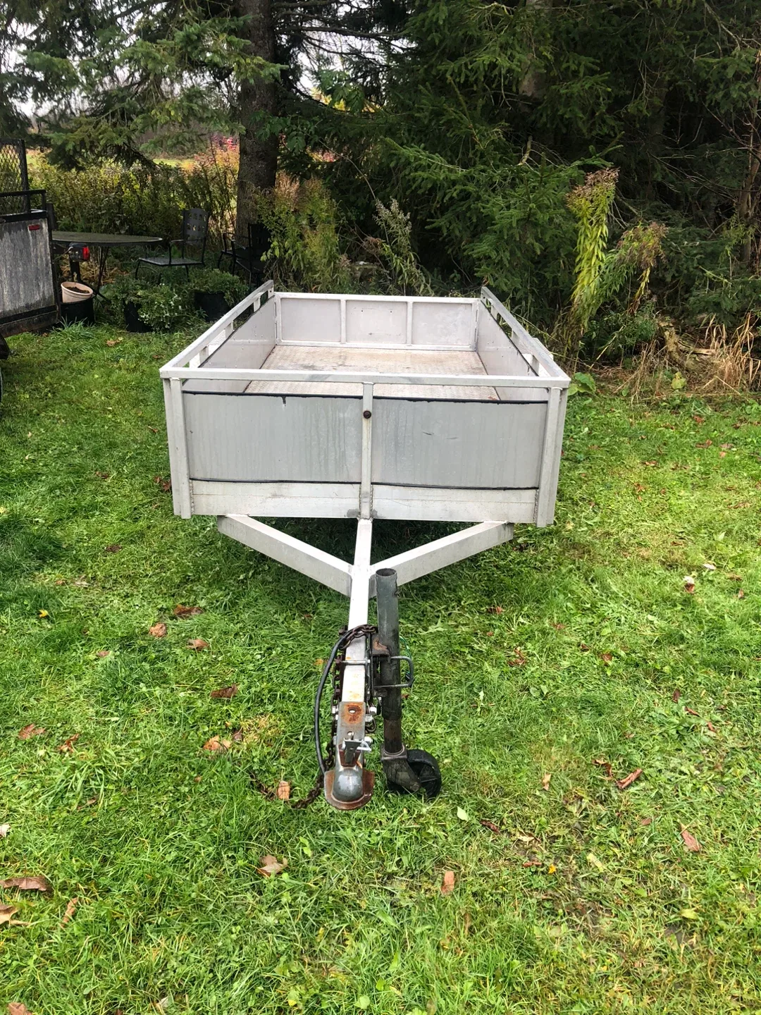 Aluminum utility trailer 8’x4’ With Anti-Theft trackers included image indicator(4)