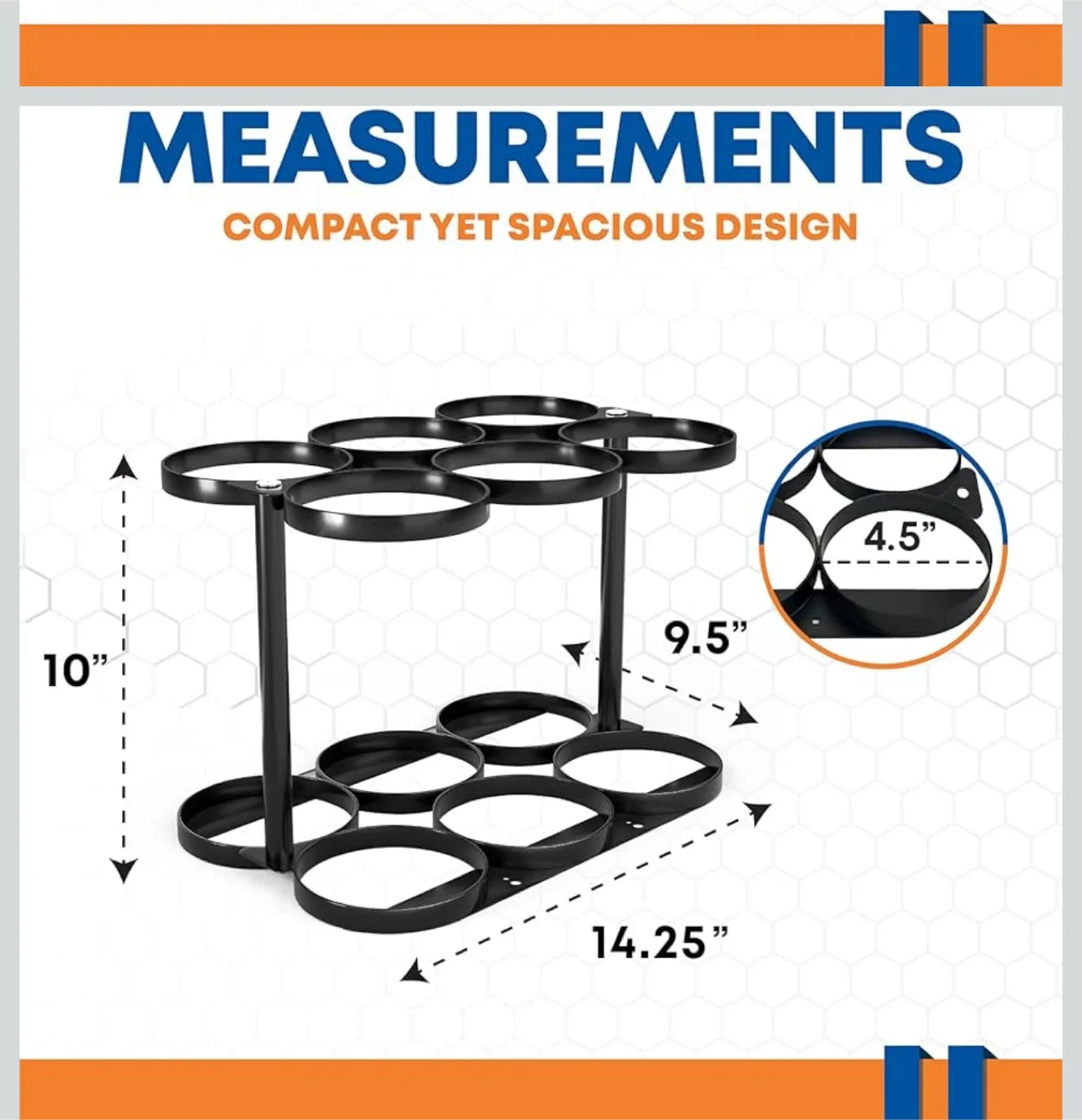Kokand Oxygen Cylinder 6 Tank Holder image indicator(4)