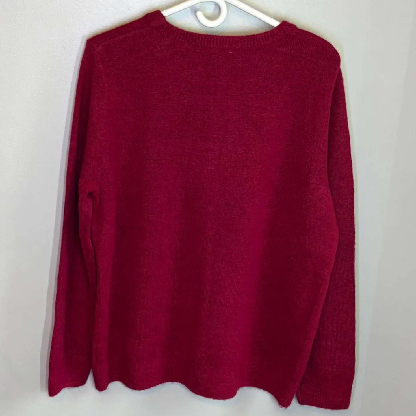 Penmans Red Sequined Martini Snowflake Ugly Christmas Sweater XL image indicator(4)