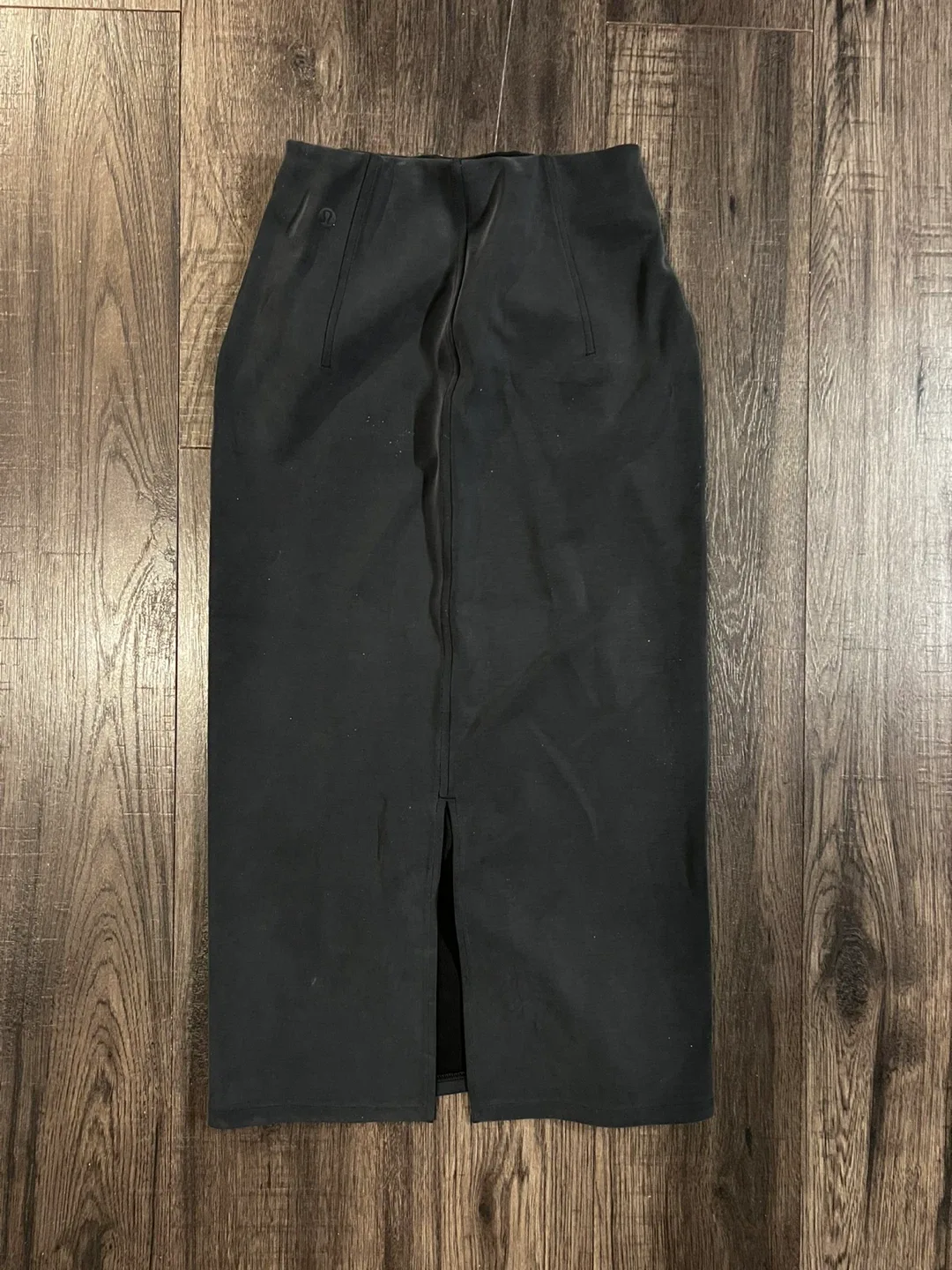Lululemon Black Midi Skirt image indicator(3)