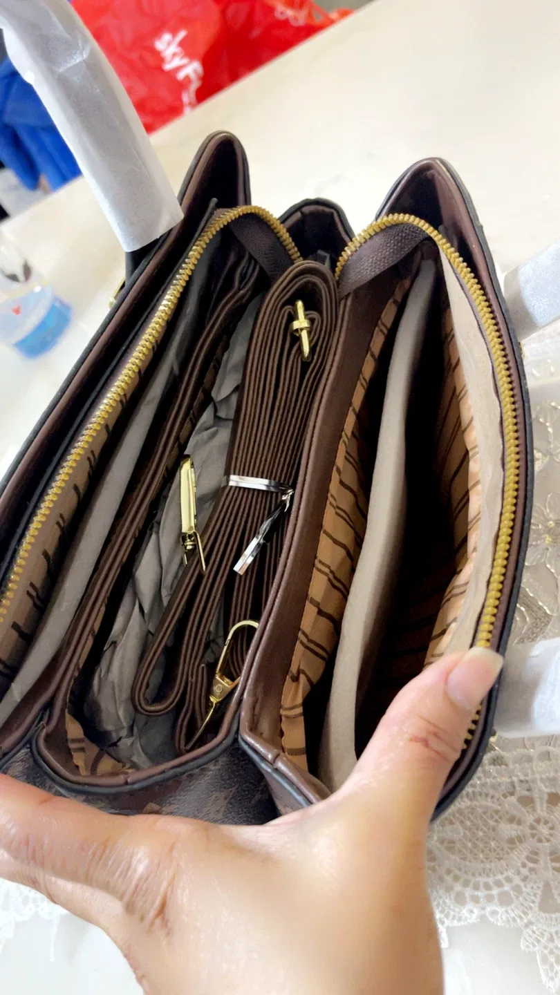 Louis Vuitton Brown Leather Handbag - New image indicator(5)