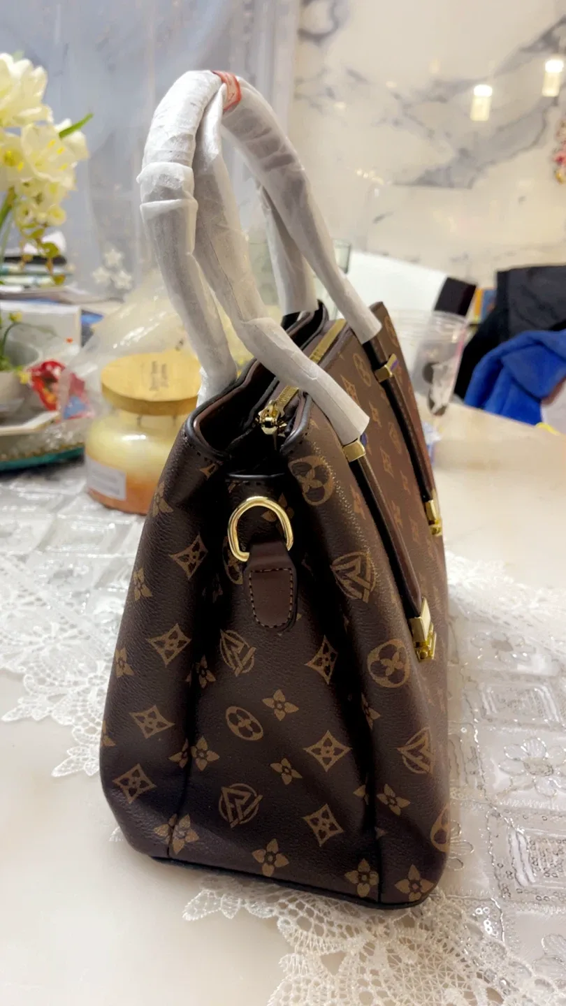 Louis Vuitton Brown Leather Handbag - New image indicator(3)