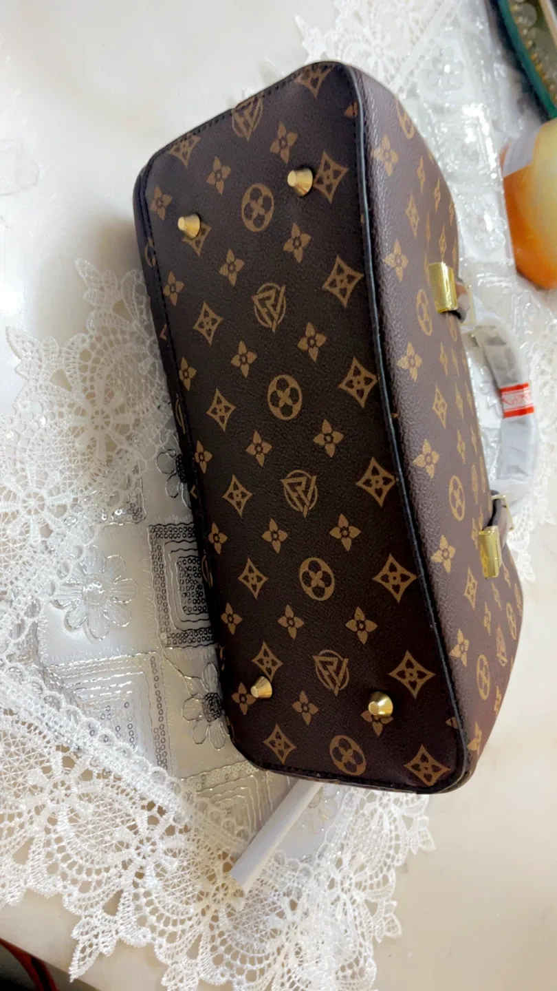 Louis Vuitton Brown Leather Handbag - New image indicator(4)