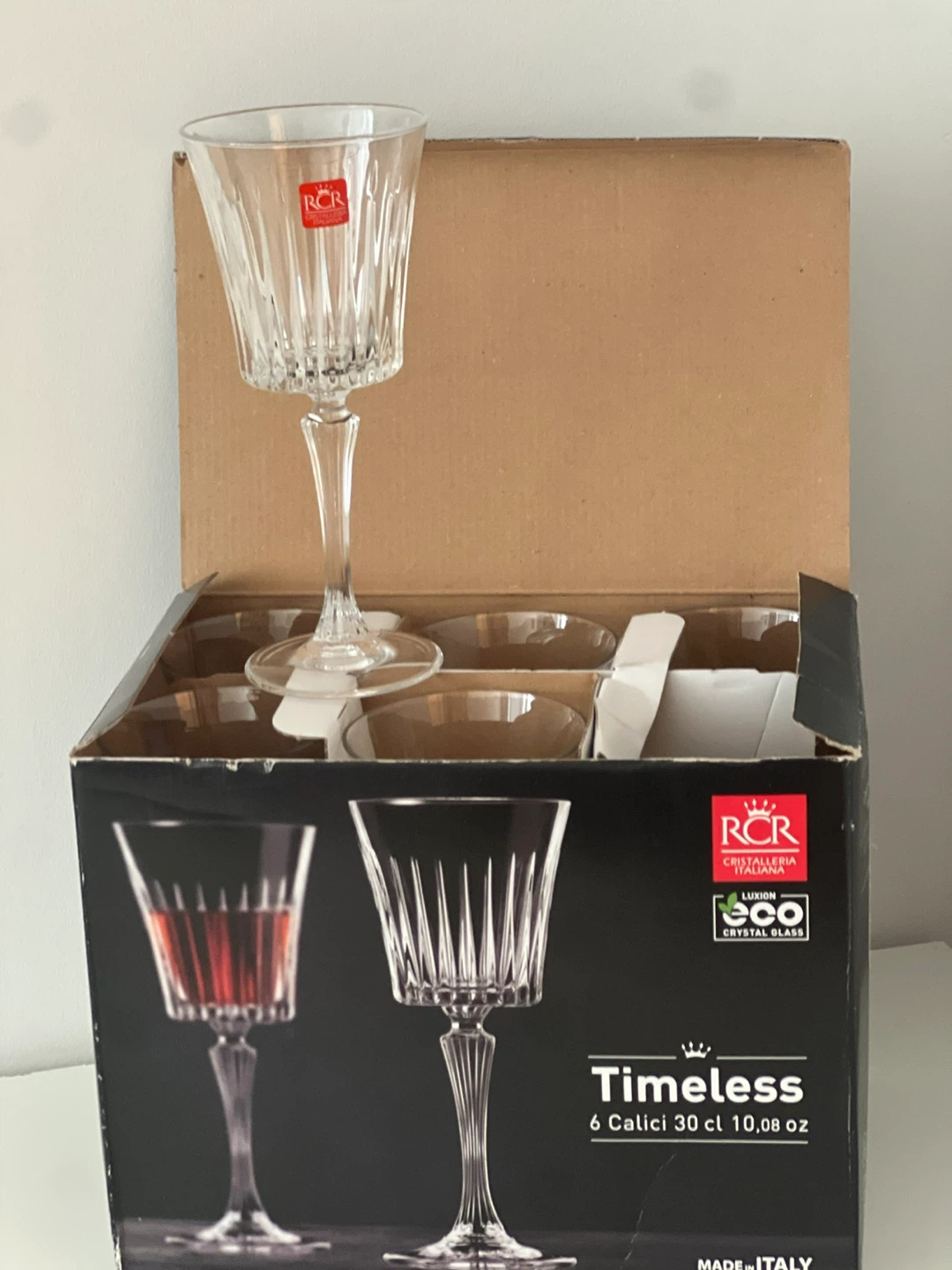 RCR Cristalleria Italiana Timeless Wine Glasses (Set of 6) - photo 2