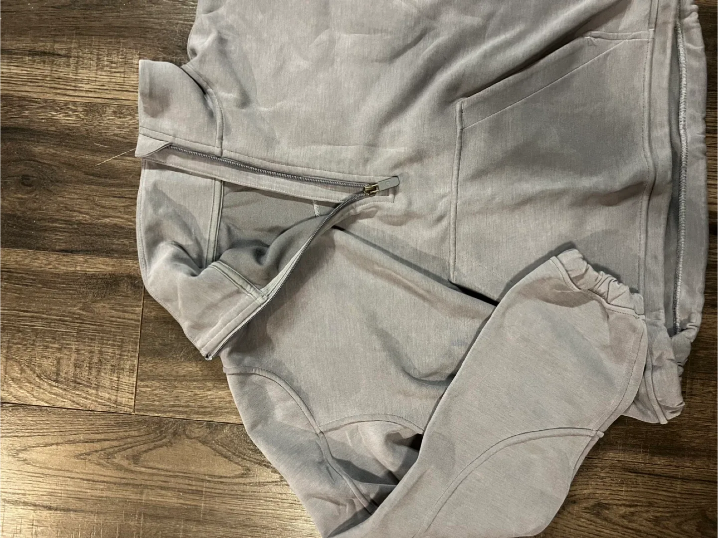 Lululemon Grey Half-Zip Pullover image indicator(2)