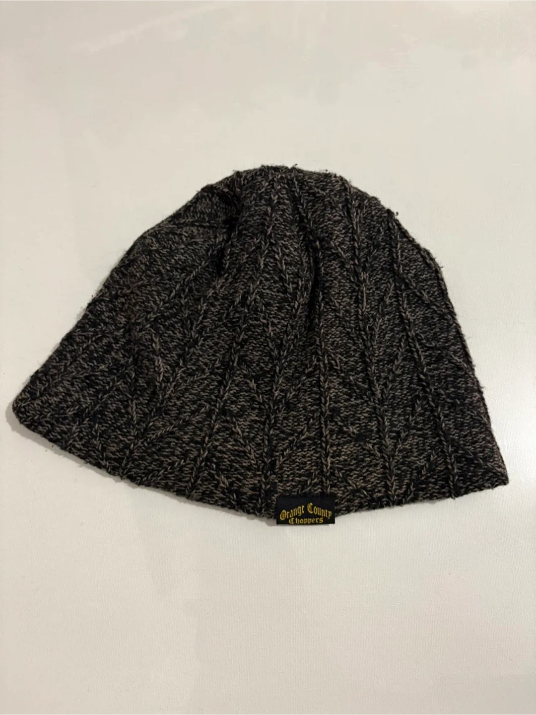 Vintage Orange County Choppers Knit Beanie y2k harley davidson image indicator(2)