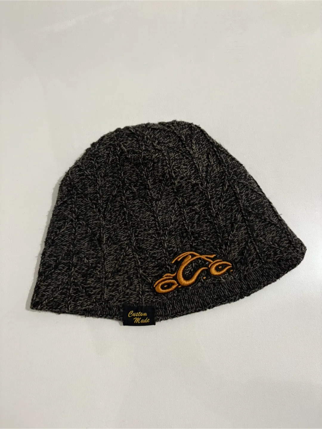 Vintage Orange County Choppers Knit Beanie y2k harley davidson