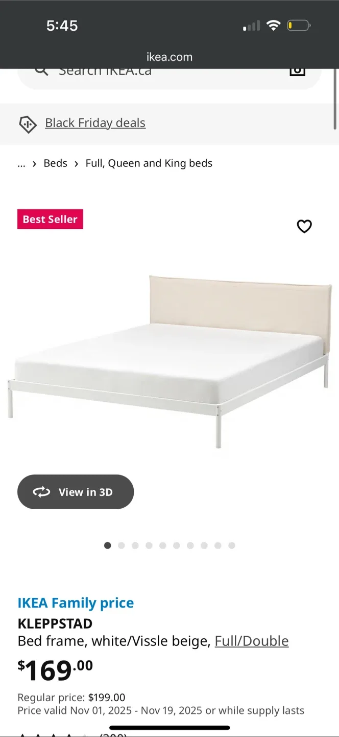 IKEA Kleppstad Bed Frame - Full/Double image indicator(5)