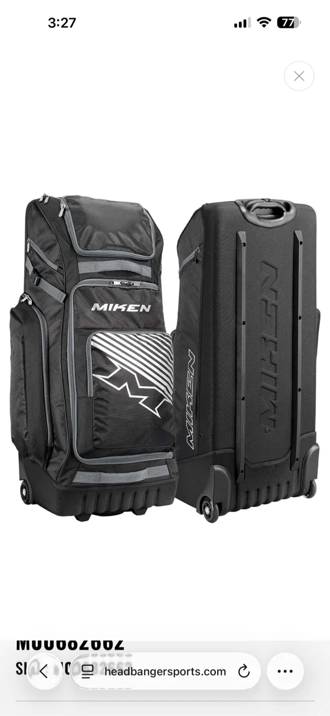 New Miken Deluxe Wheeled Bag - Black image indicator(2)