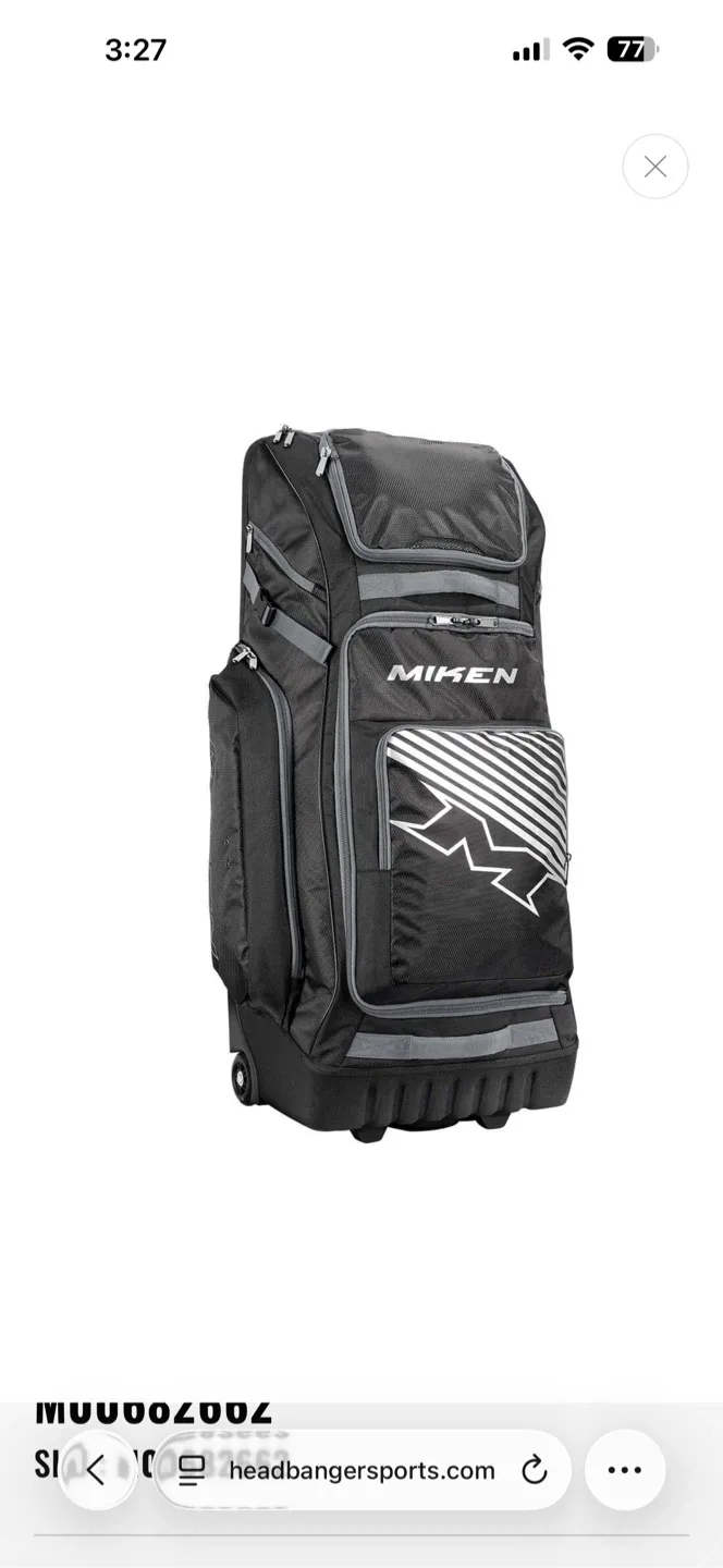New Miken Deluxe Wheeled Bag - Black image indicator(3)