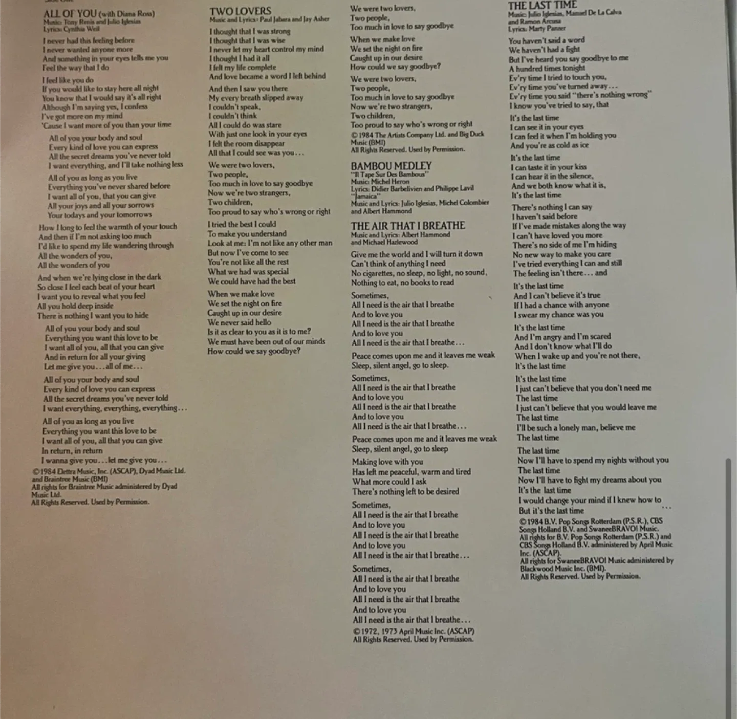 Julio Iglesias Vinyl Album image indicator(5)