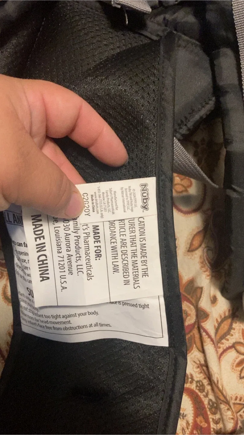 NUBY Baby Carrier - Black image indicator(4)