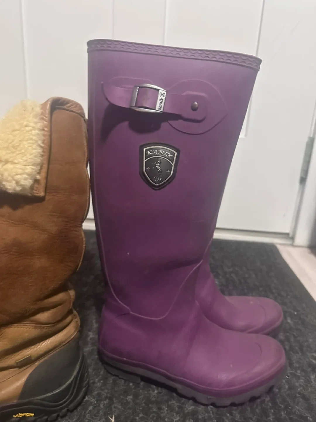 Kamik Purple Rain Boots - Size 7