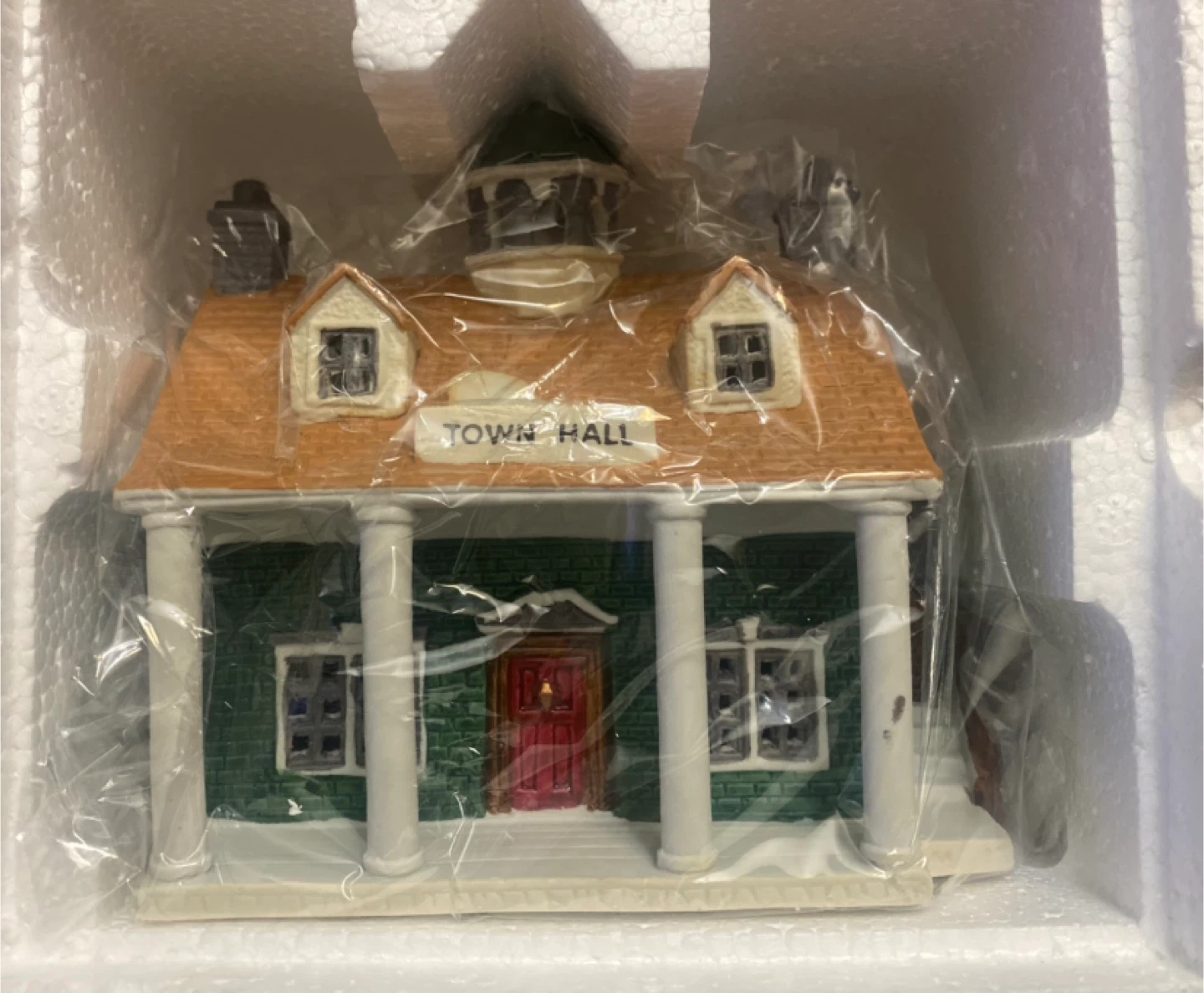 Lemax Village Collection Town Hall Lighted House