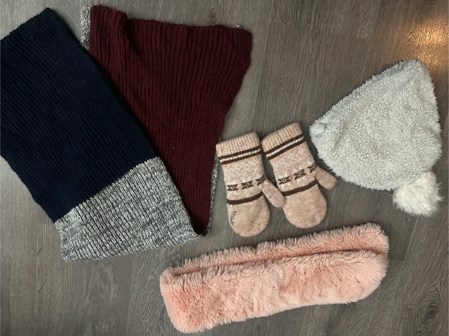 Beanie, Scarf, gloves all together sell